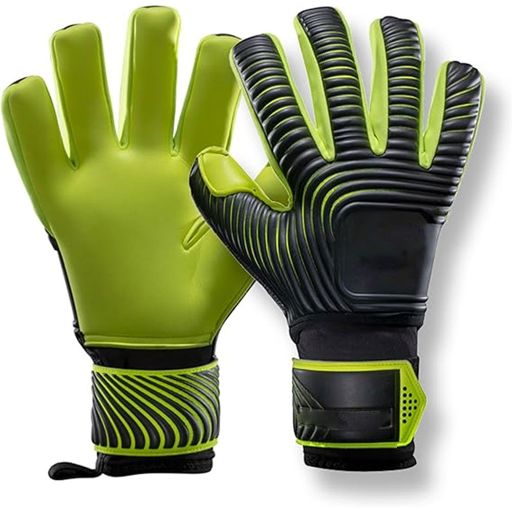 Hot Sale Professional Leather Football Soccer Goalkeeper Gloves Full Finger Adjustable Non-Slip Unisex
