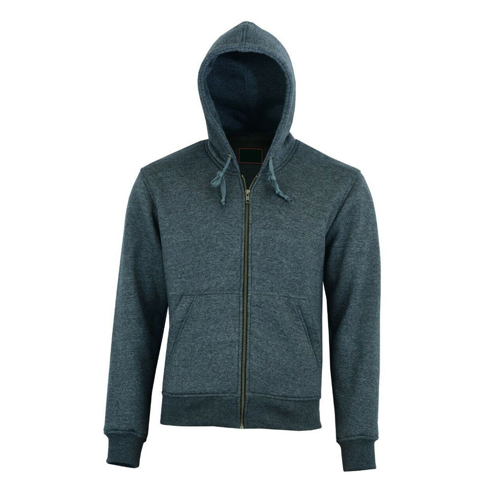 Casual Zipper Hoodie New Arrival Winter 100% Cotton Thermal Lightweight Solid Stonewashed Anti-Pilling Drawstring Customized