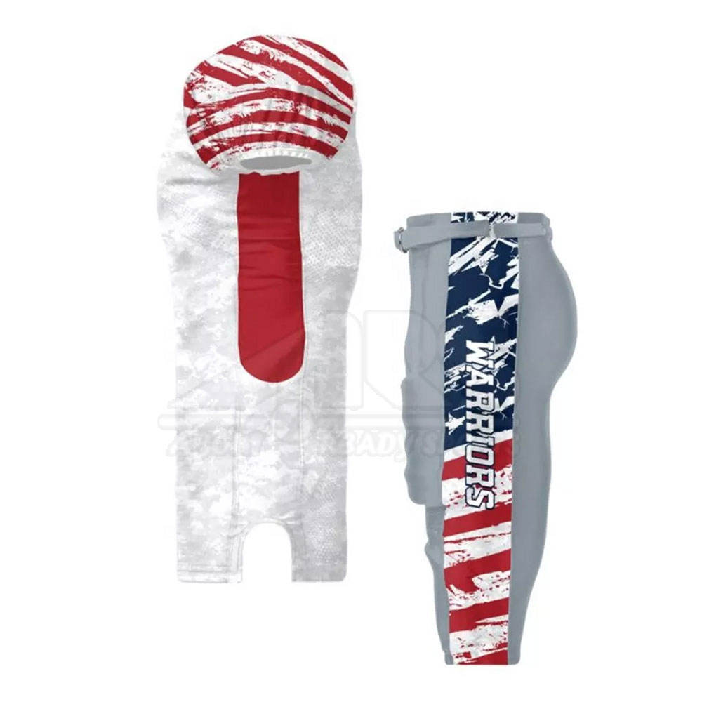 Customizable High Quality Short Sleeve American Football Uniform 100% Polyester Quick Dry Breathable Men's All Seasons Custom